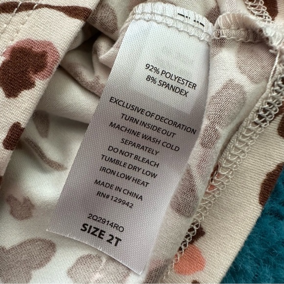 Btween Two Pack Rompers Size 2T Toddler Girl - Picture 9 of 11